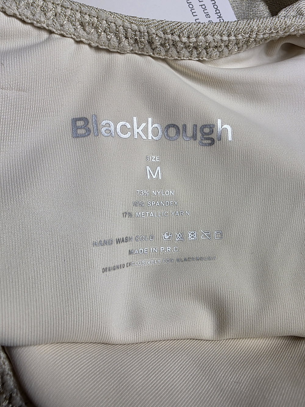 Blackbough Shimmery Cream Underwire Bikini Set - Picture 4 of 4